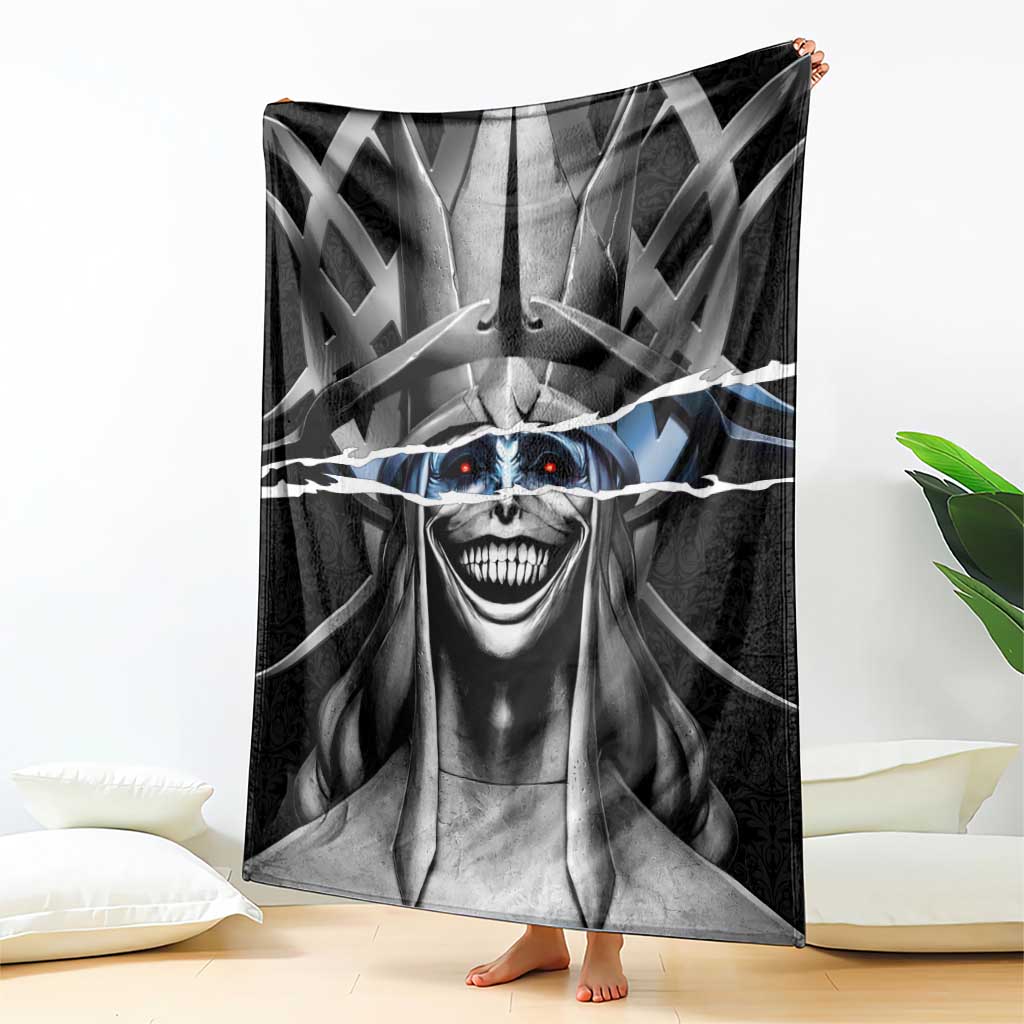 Statue of God Solo Leveling Blanket Dark Surreal Gothic Style