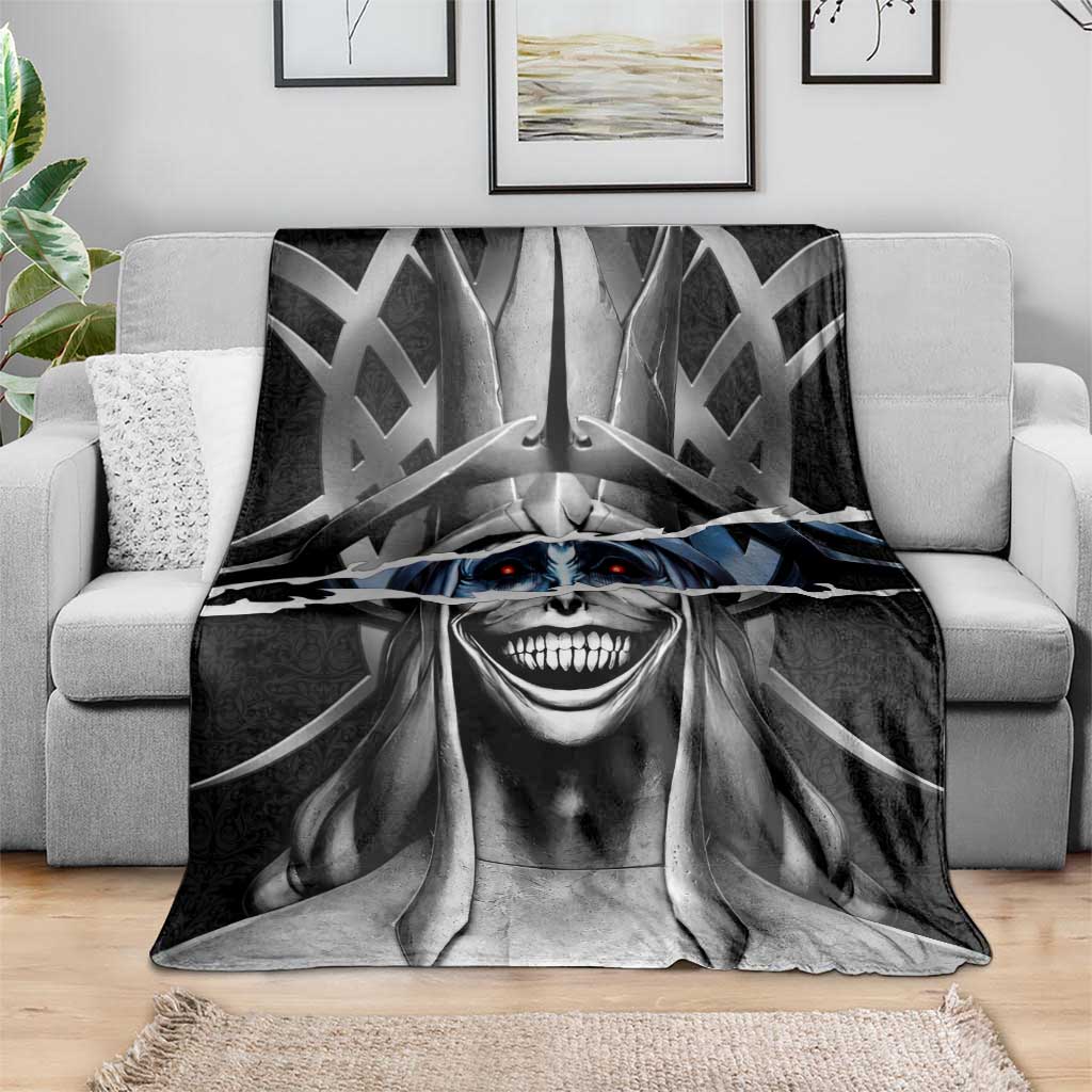 Statue of God Solo Leveling Blanket Dark Surreal Gothic Style