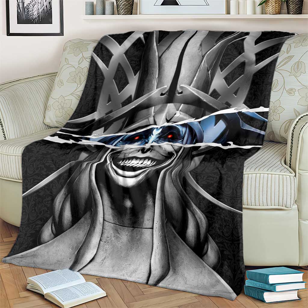 Statue of God Solo Leveling Blanket Dark Surreal Gothic Style