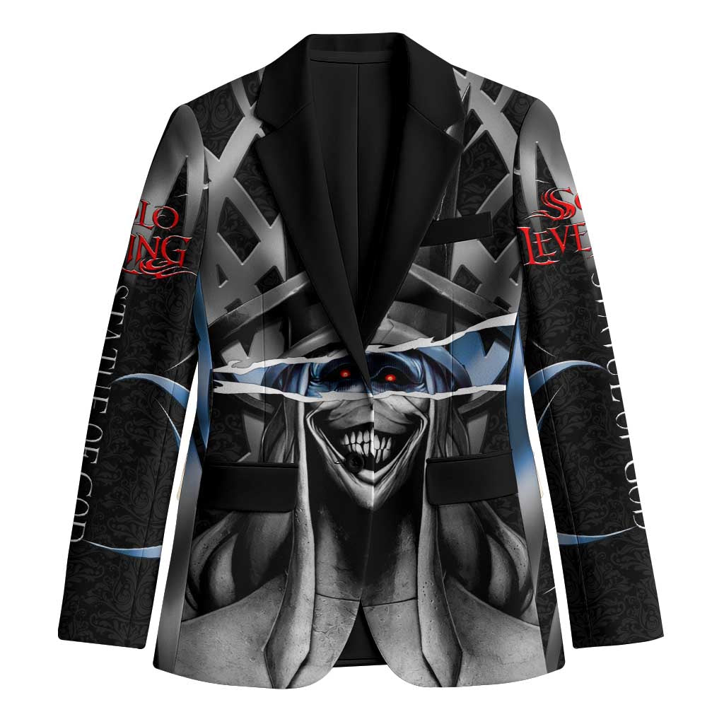 Statue of God Solo Leveling Blazer Dark Surreal Gothic Style