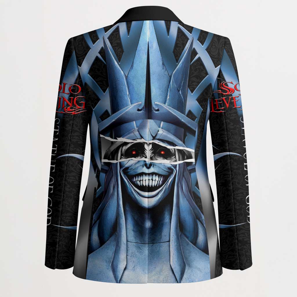 Statue of God Solo Leveling Blazer Dark Surreal Gothic Style