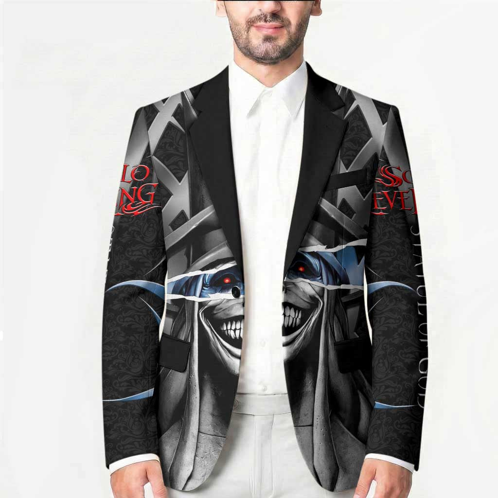 Statue of God Solo Leveling Blazer Dark Surreal Gothic Style
