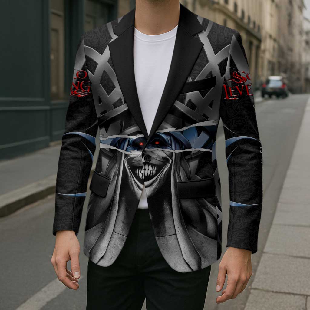 Statue of God Solo Leveling Blazer Dark Surreal Gothic Style