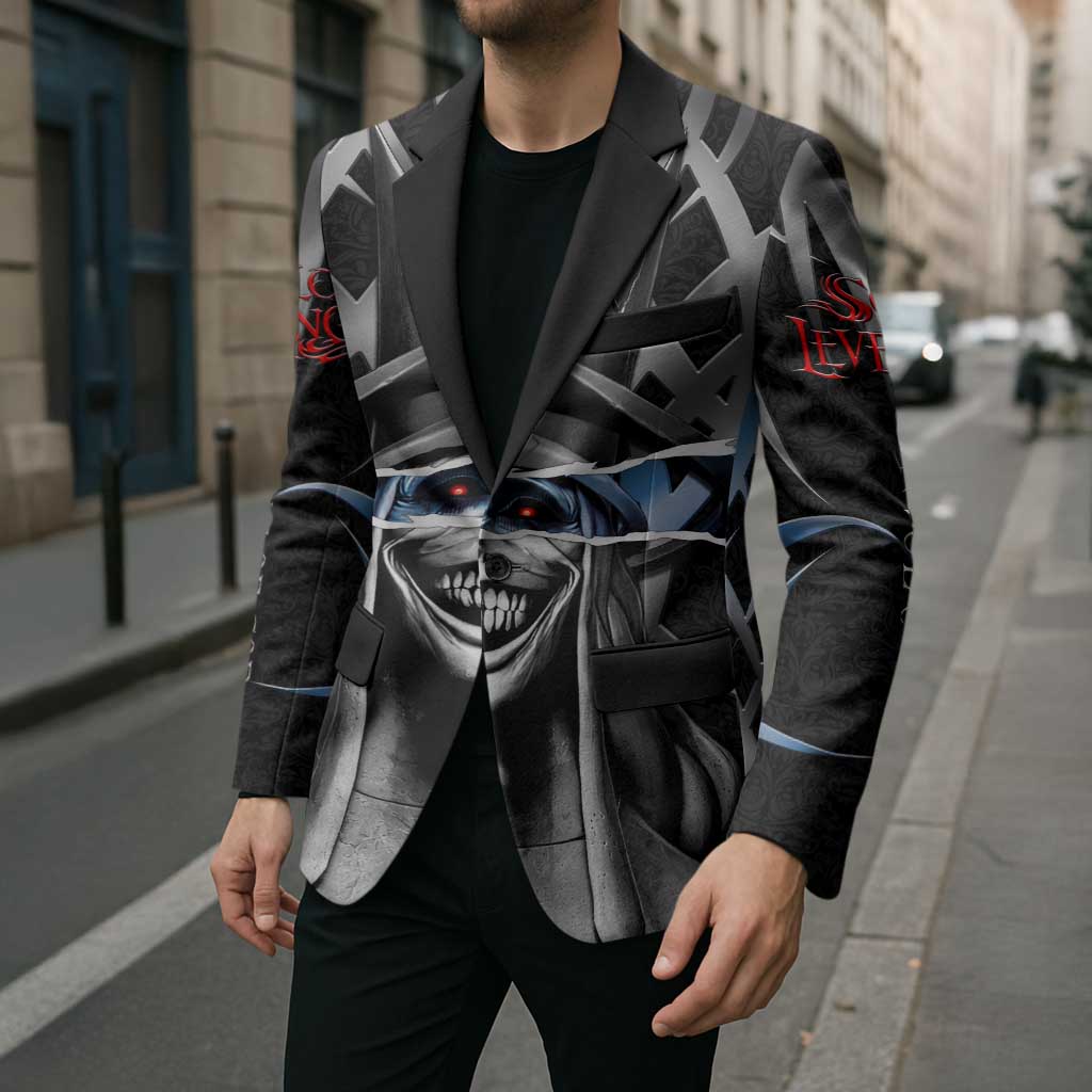 Statue of God Solo Leveling Blazer Dark Surreal Gothic Style