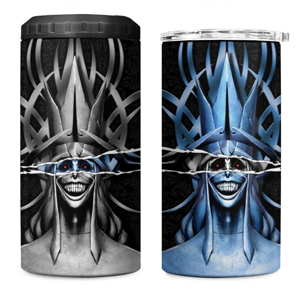 Statue of God Solo Leveling 4 in 1 Can Cooler Tumbler Dark Surreal Gothic Style