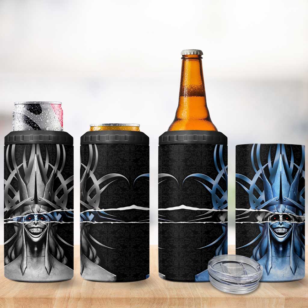 Statue of God Solo Leveling 4 in 1 Can Cooler Tumbler Dark Surreal Gothic Style