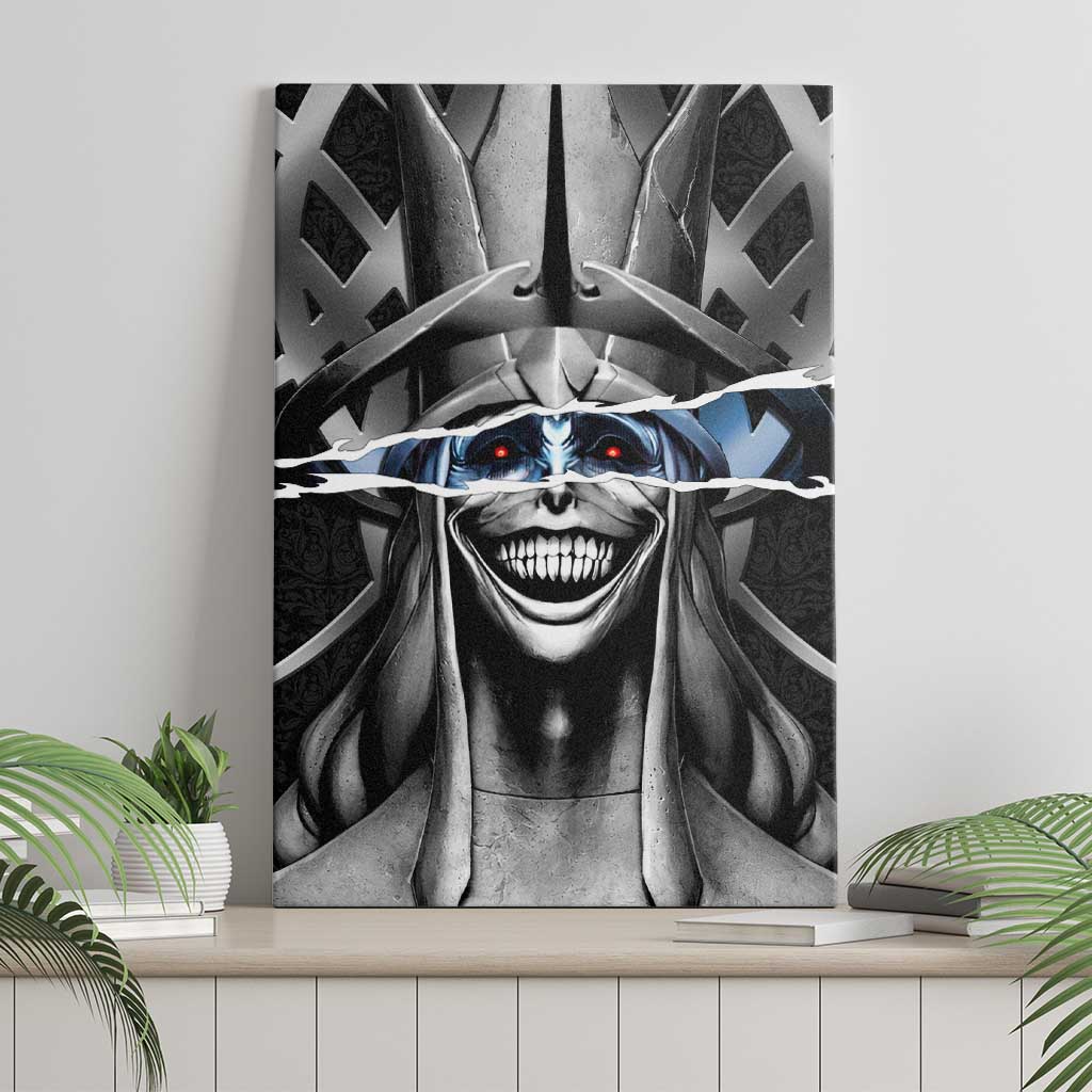Statue of God Solo Leveling Canvas Wall Art Dark Surreal Gothic Style