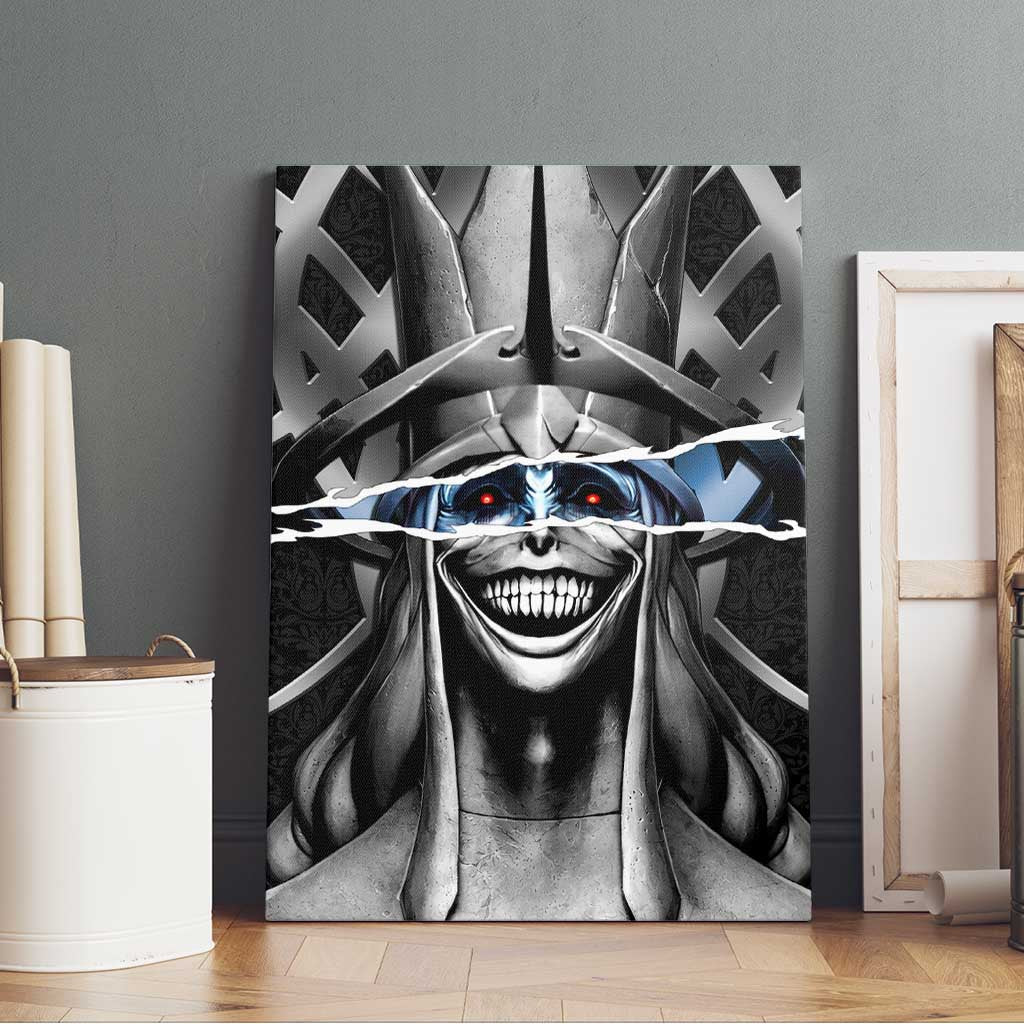 Statue of God Solo Leveling Canvas Wall Art Dark Surreal Gothic Style