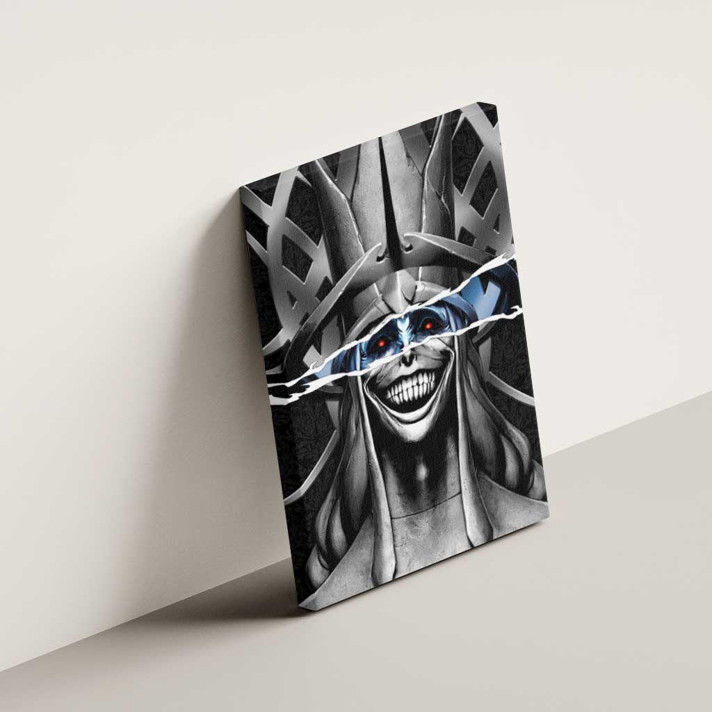 Statue of God Solo Leveling Canvas Wall Art Dark Surreal Gothic Style