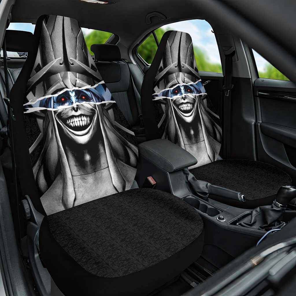 Statue of God Solo Leveling Car Seat Cover Dark Surreal Gothic Style