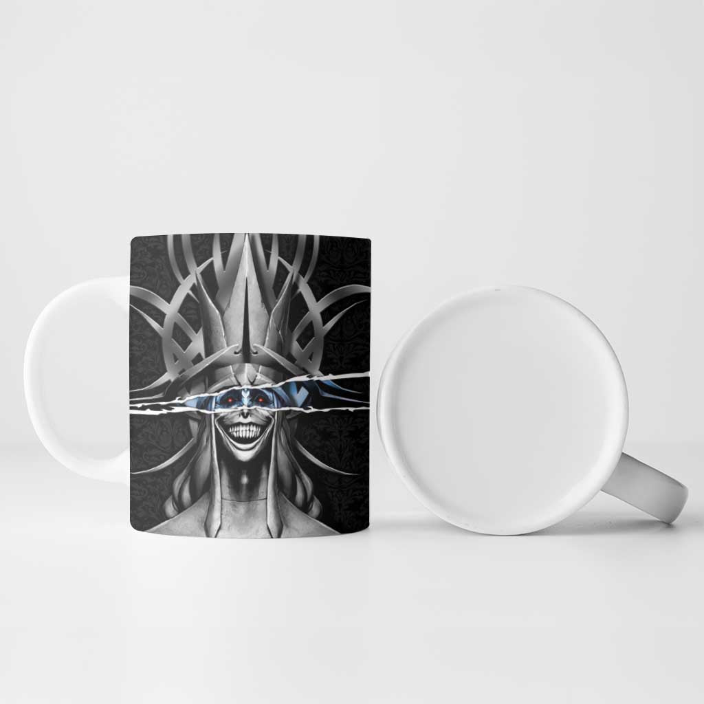 Statue of God Solo Leveling Ceramic Mug Dark Surreal Gothic Style