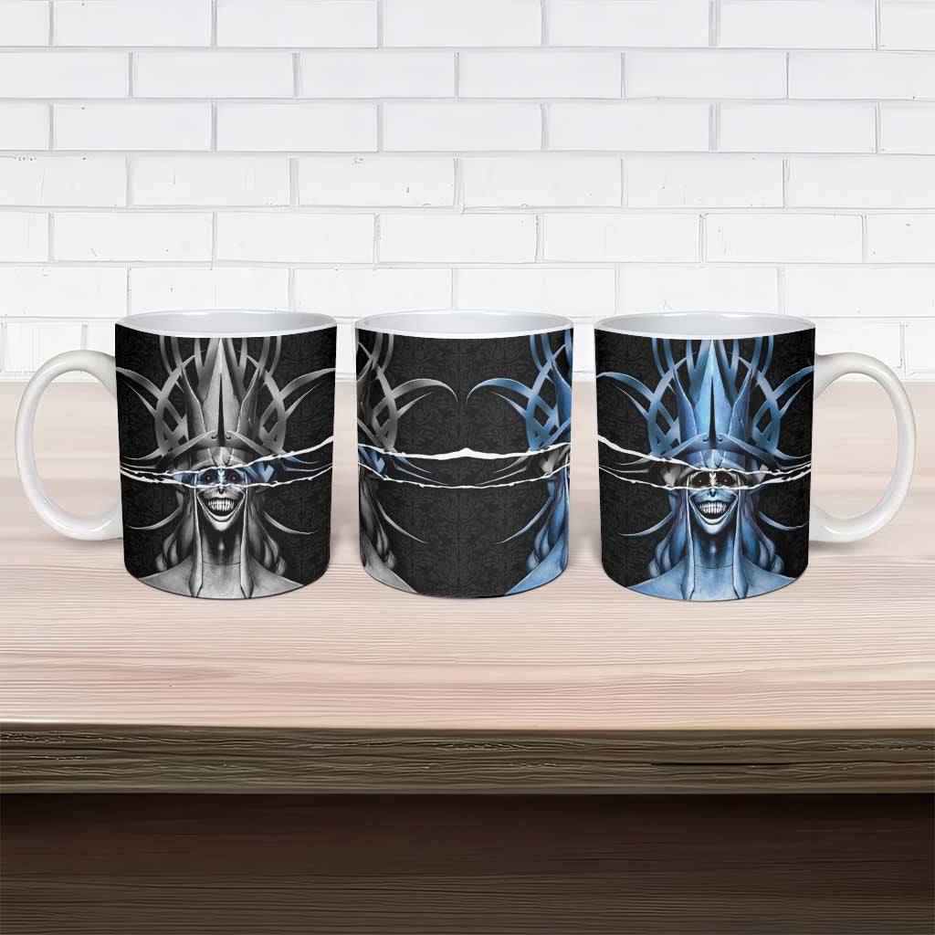 Statue of God Solo Leveling Ceramic Mug Dark Surreal Gothic Style