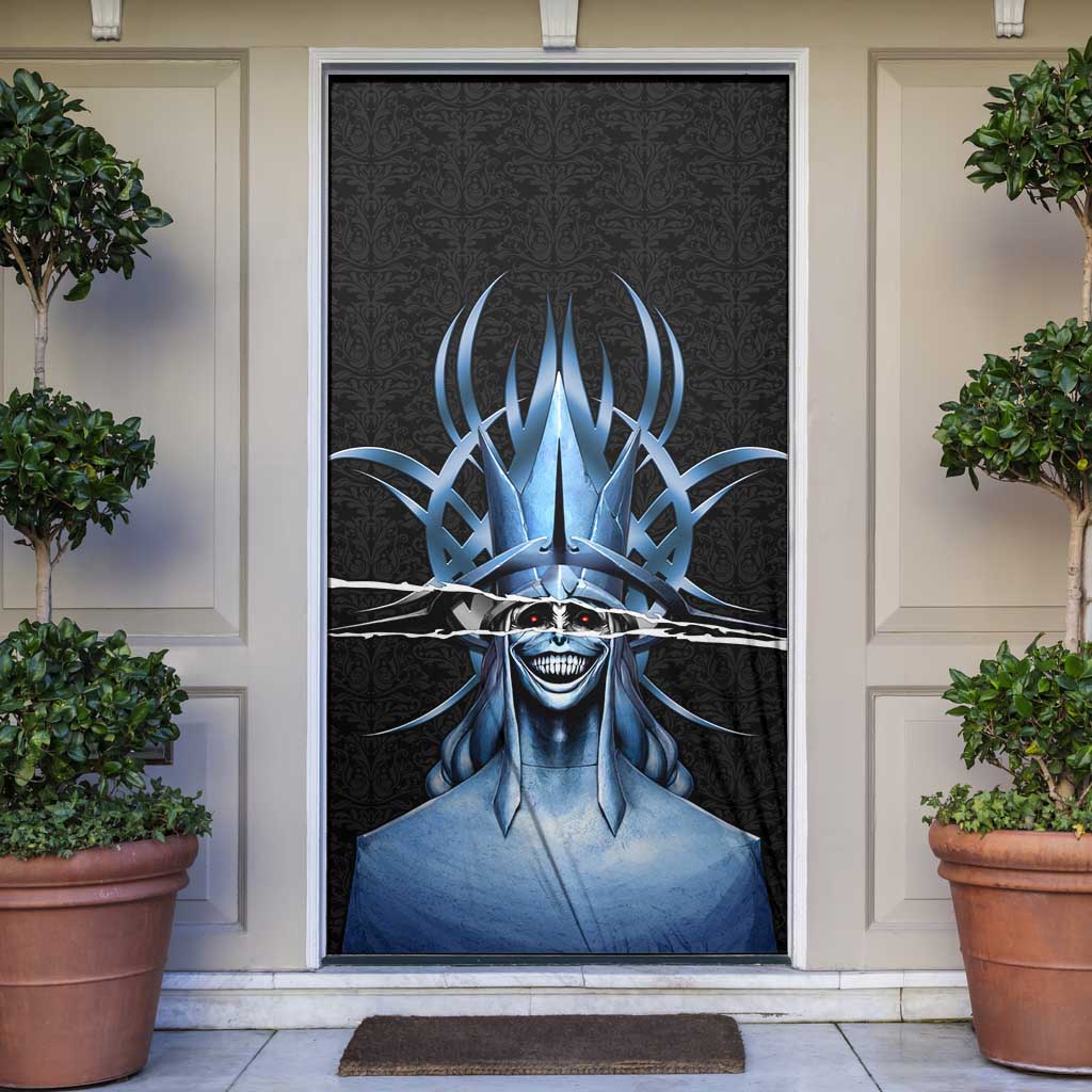 Statue of God Solo Leveling Door Cover Dark Surreal Gothic Style