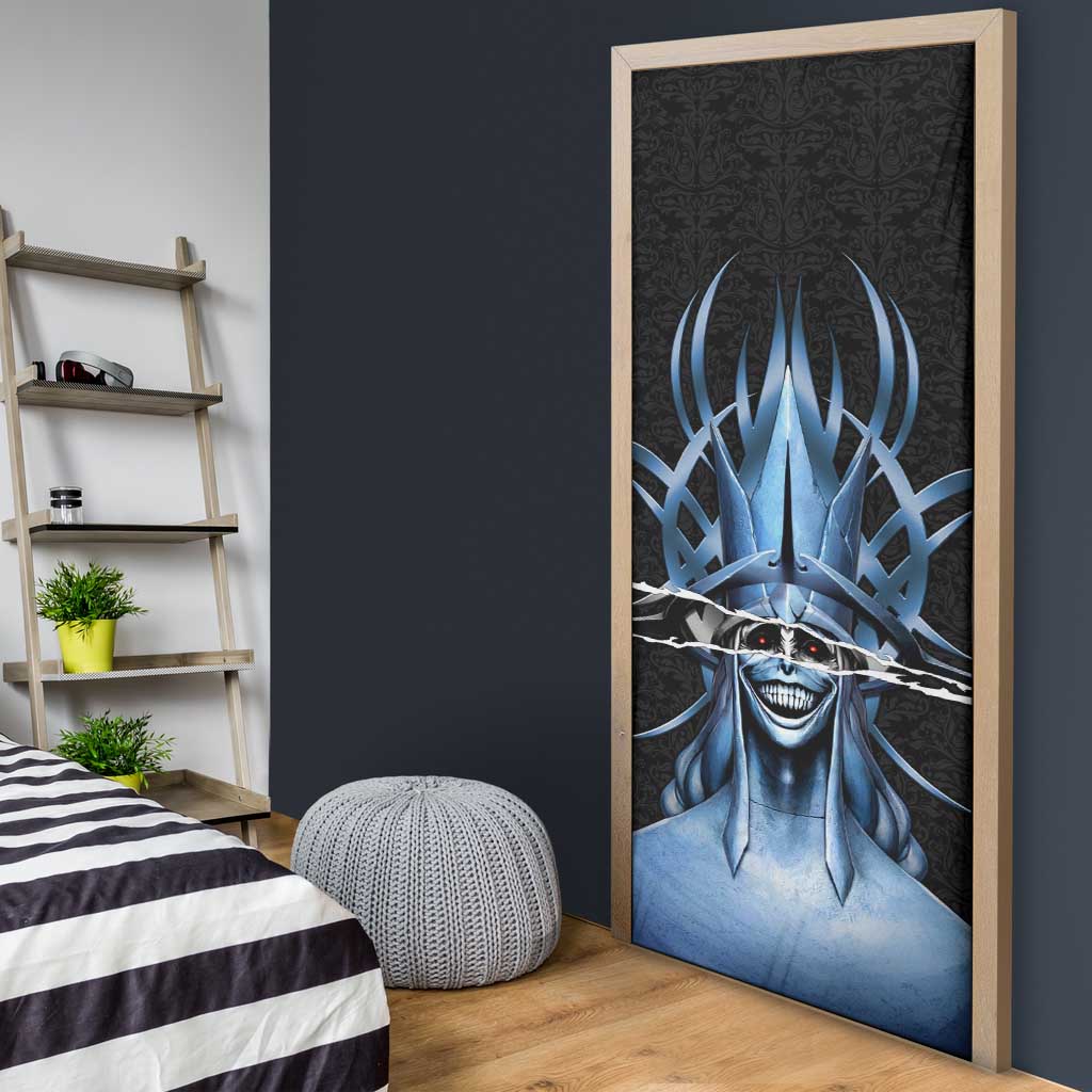 Statue of God Solo Leveling Door Cover Dark Surreal Gothic Style
