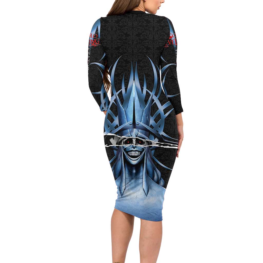 Statue of God Solo Leveling Family Matching Long Sleeve Bodycon Dress and Hawaiian Shirt Dark Surreal Gothic Style