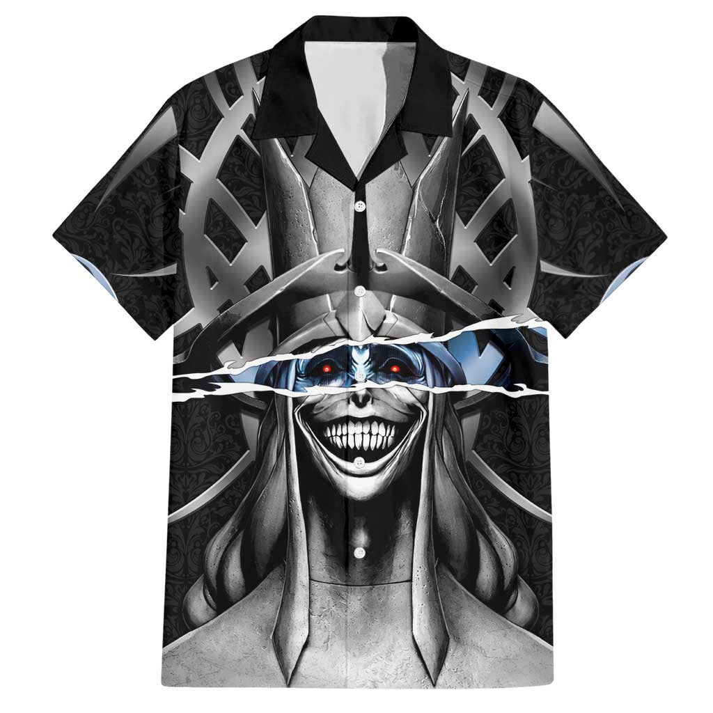 Statue of God Solo Leveling Hawaiian Shirt Dark Surreal Gothic Style