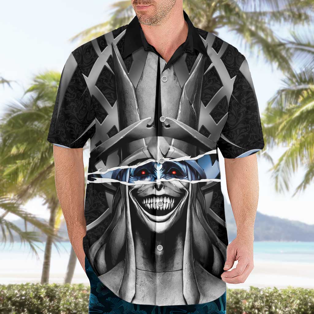 Statue of God Solo Leveling Hawaiian Shirt Dark Surreal Gothic Style