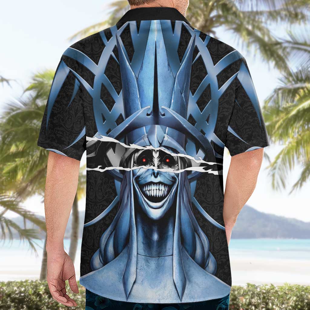 Statue of God Solo Leveling Hawaiian Shirt Dark Surreal Gothic Style
