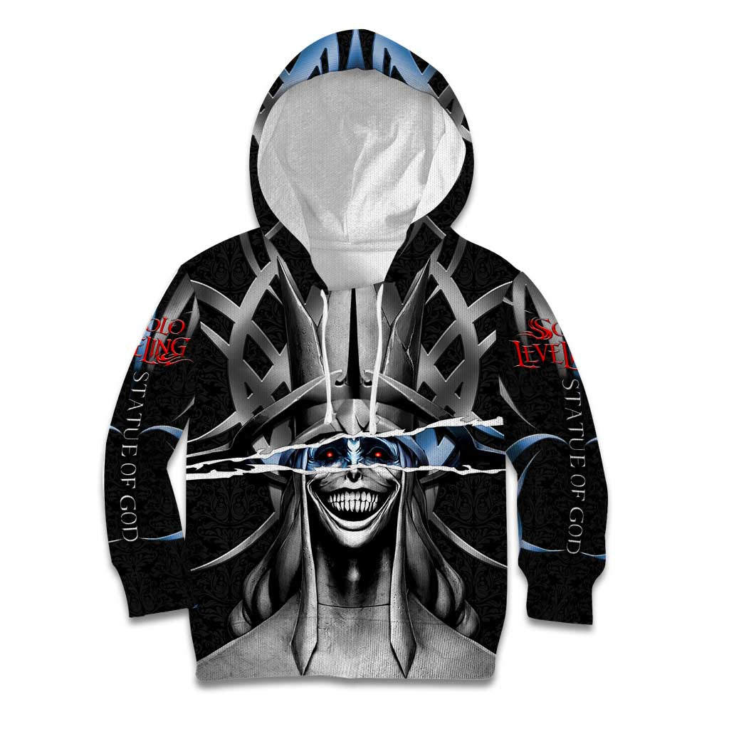 Statue of God Solo Leveling Kid Hoodie Dark Surreal Gothic Style