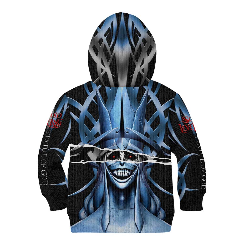 Statue of God Solo Leveling Kid Hoodie Dark Surreal Gothic Style