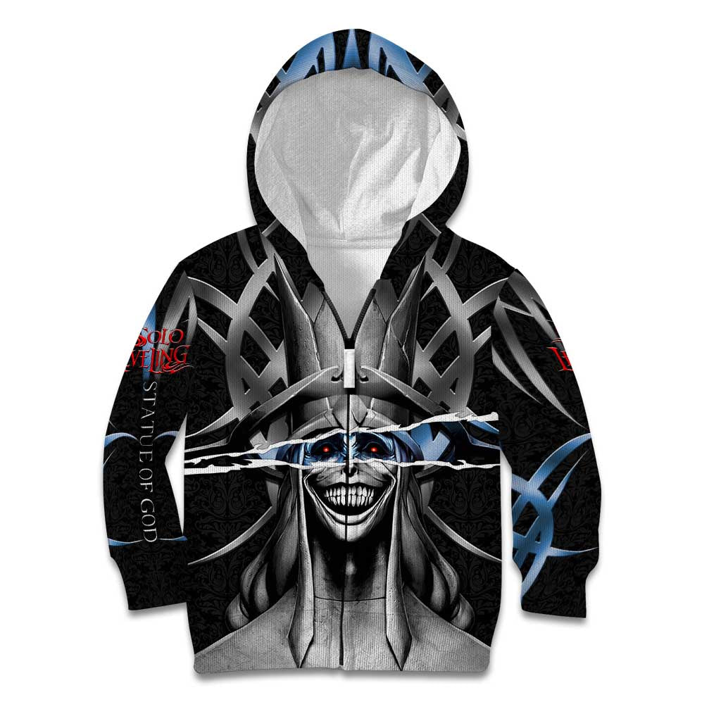 Statue of God Solo Leveling Kid Hoodie Dark Surreal Gothic Style