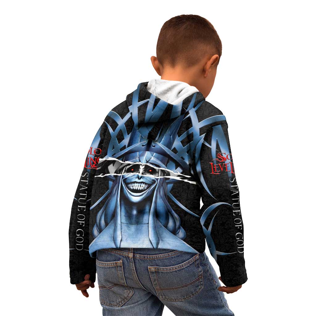 Statue of God Solo Leveling Kid Hoodie Dark Surreal Gothic Style