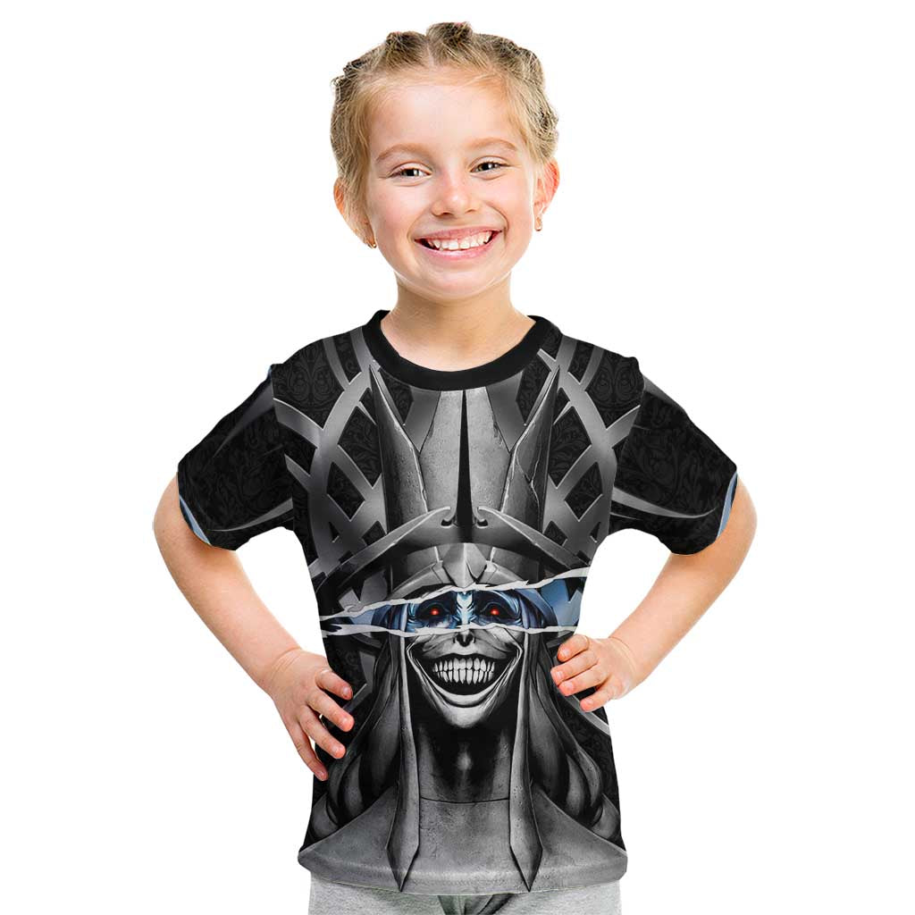 Statue of God Solo Leveling Kid T Shirt Dark Surreal Gothic Style