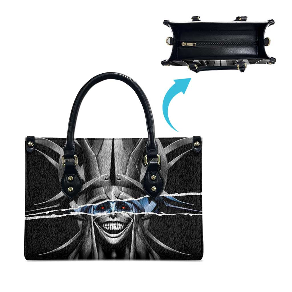Statue of God Solo Leveling Leather Bag Dark Surreal Gothic Style