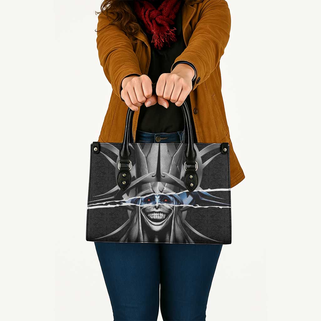 Statue of God Solo Leveling Leather Bag Dark Surreal Gothic Style
