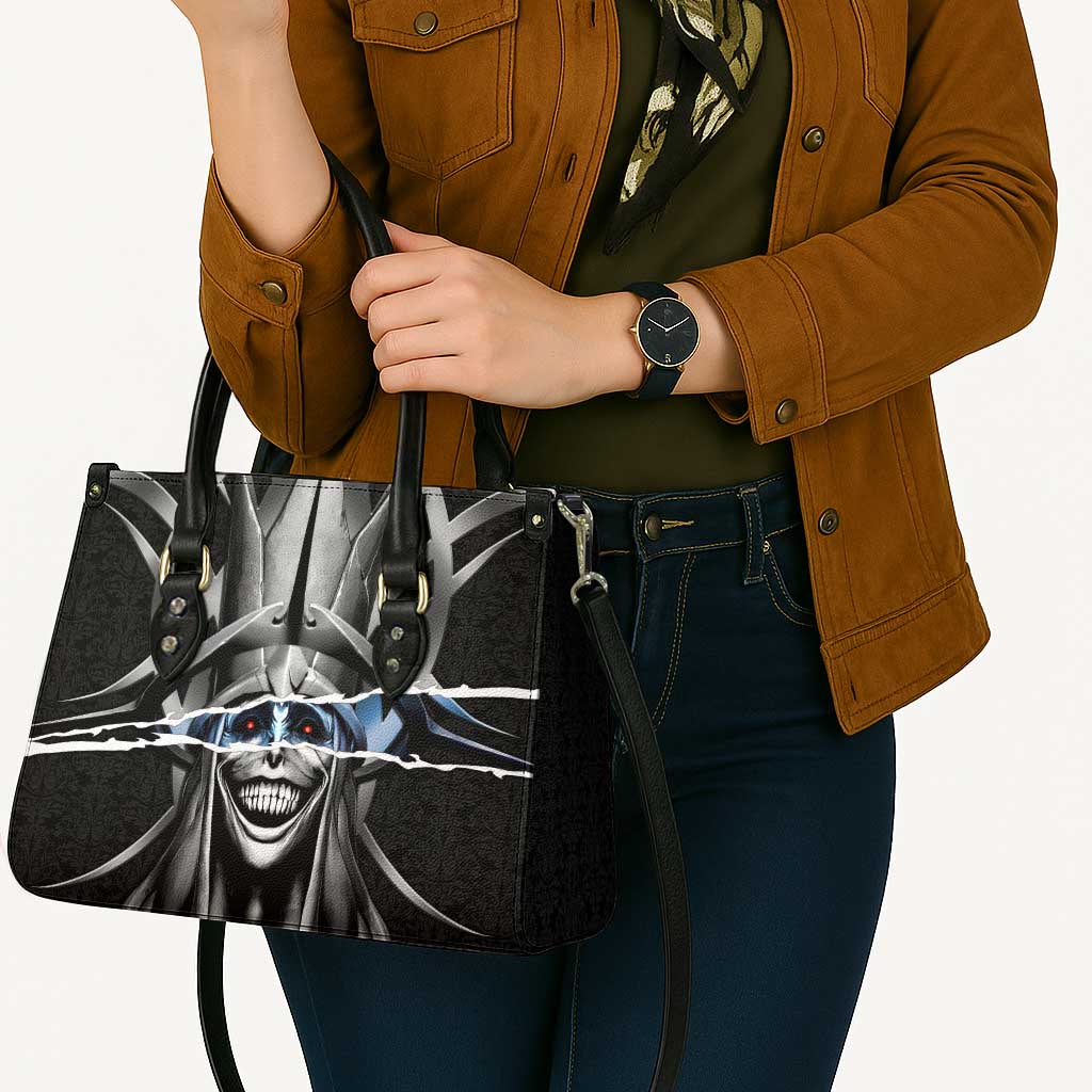 Statue of God Solo Leveling Leather Bag Dark Surreal Gothic Style