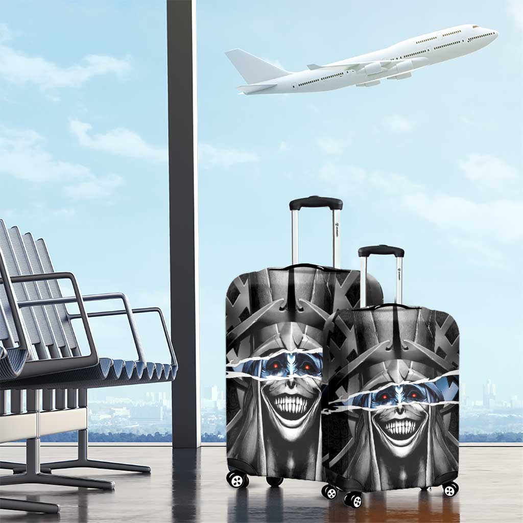 Statue of God Solo Leveling Luggage Cover Dark Surreal Gothic Style