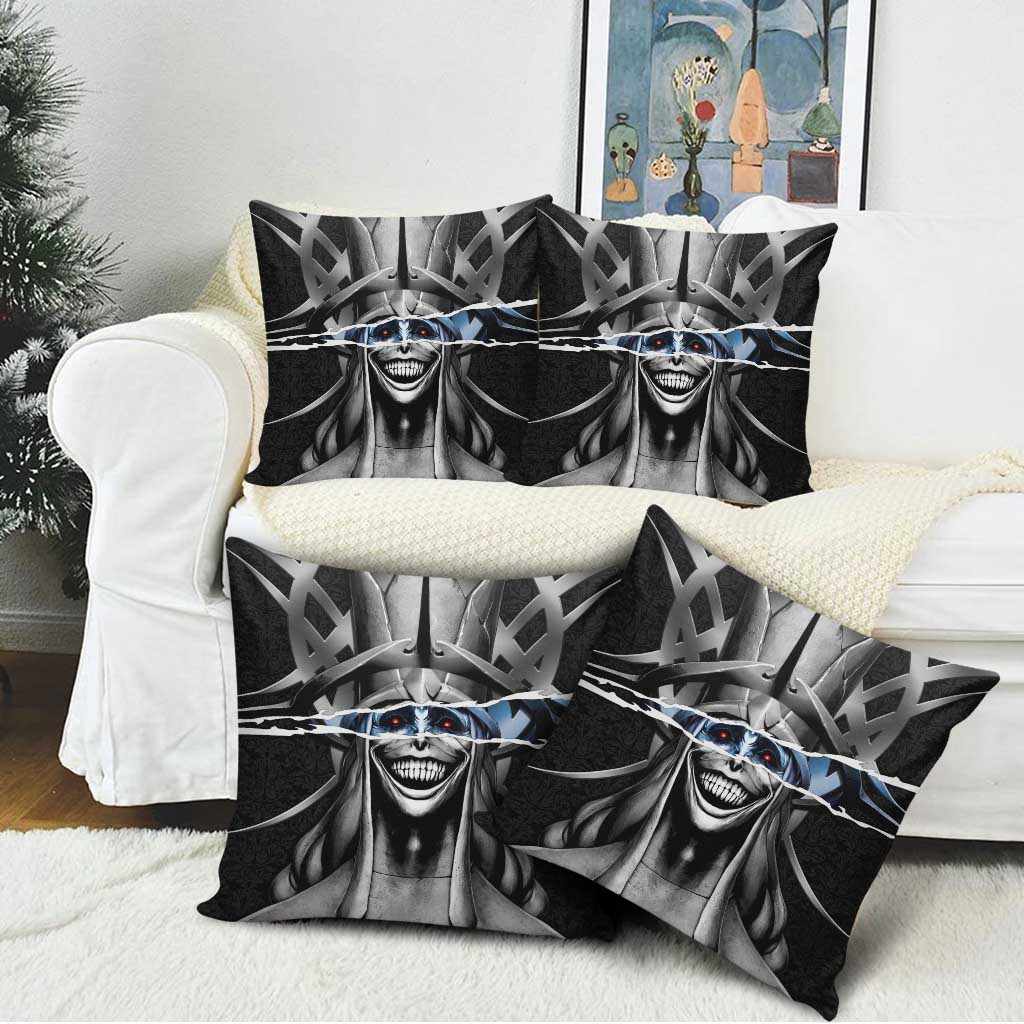 Statue of God Solo Leveling Pillow Cover Dark Surreal Gothic Style
