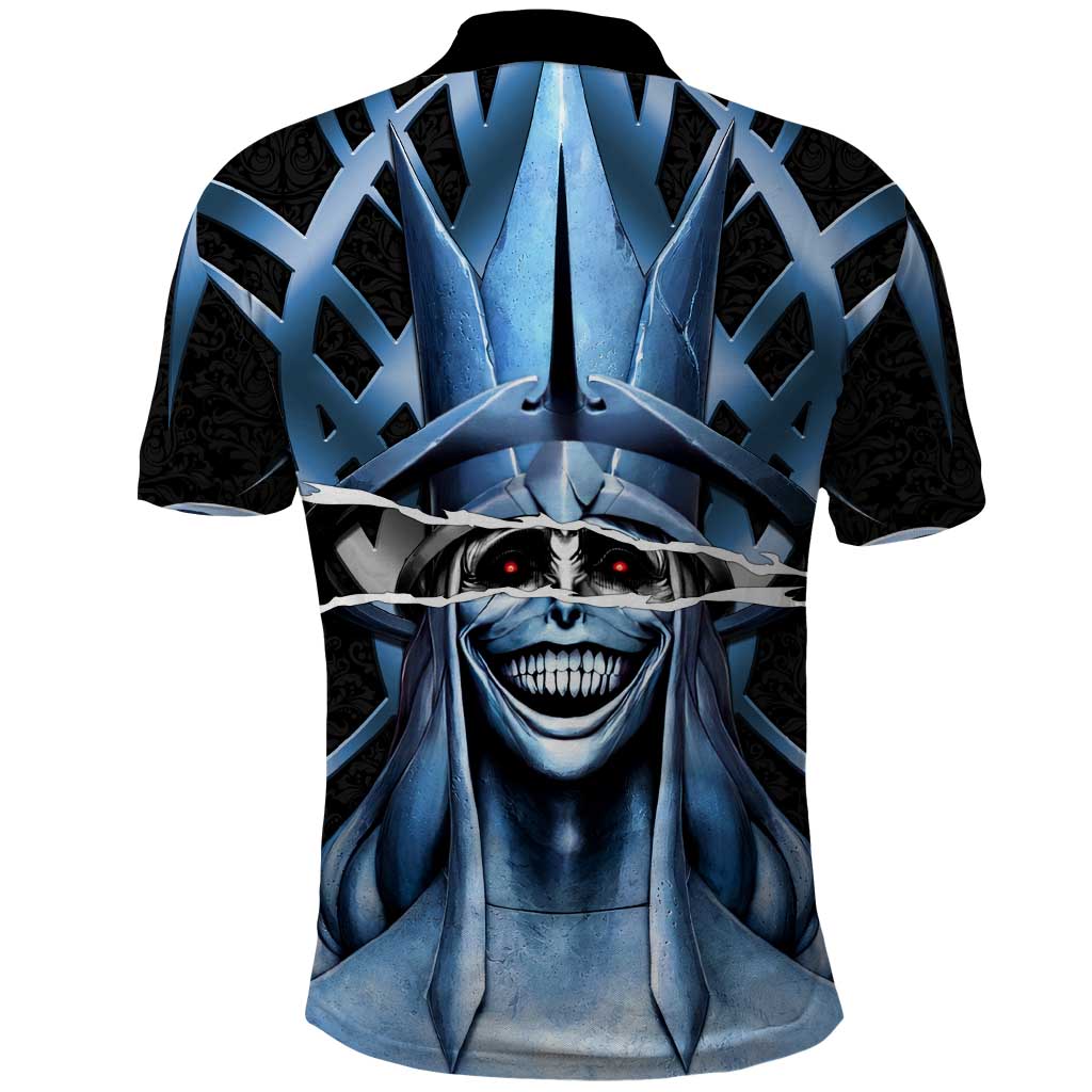 Statue of God Solo Leveling Polo Shirt Dark Surreal Gothic Style