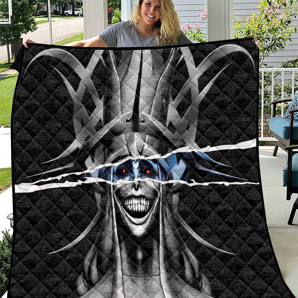 Statue of God Solo Leveling Quilt Dark Surreal Gothic Style