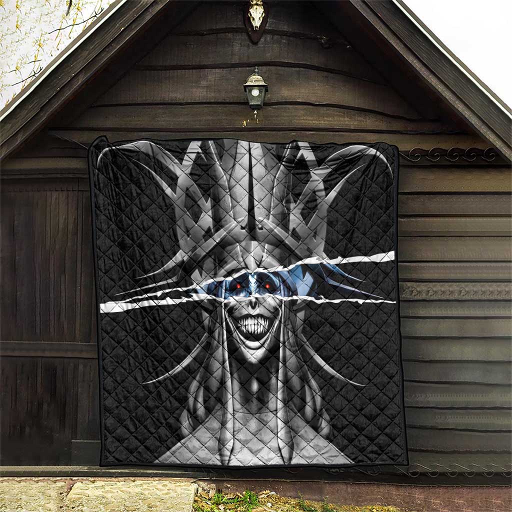 Statue of God Solo Leveling Quilt Dark Surreal Gothic Style