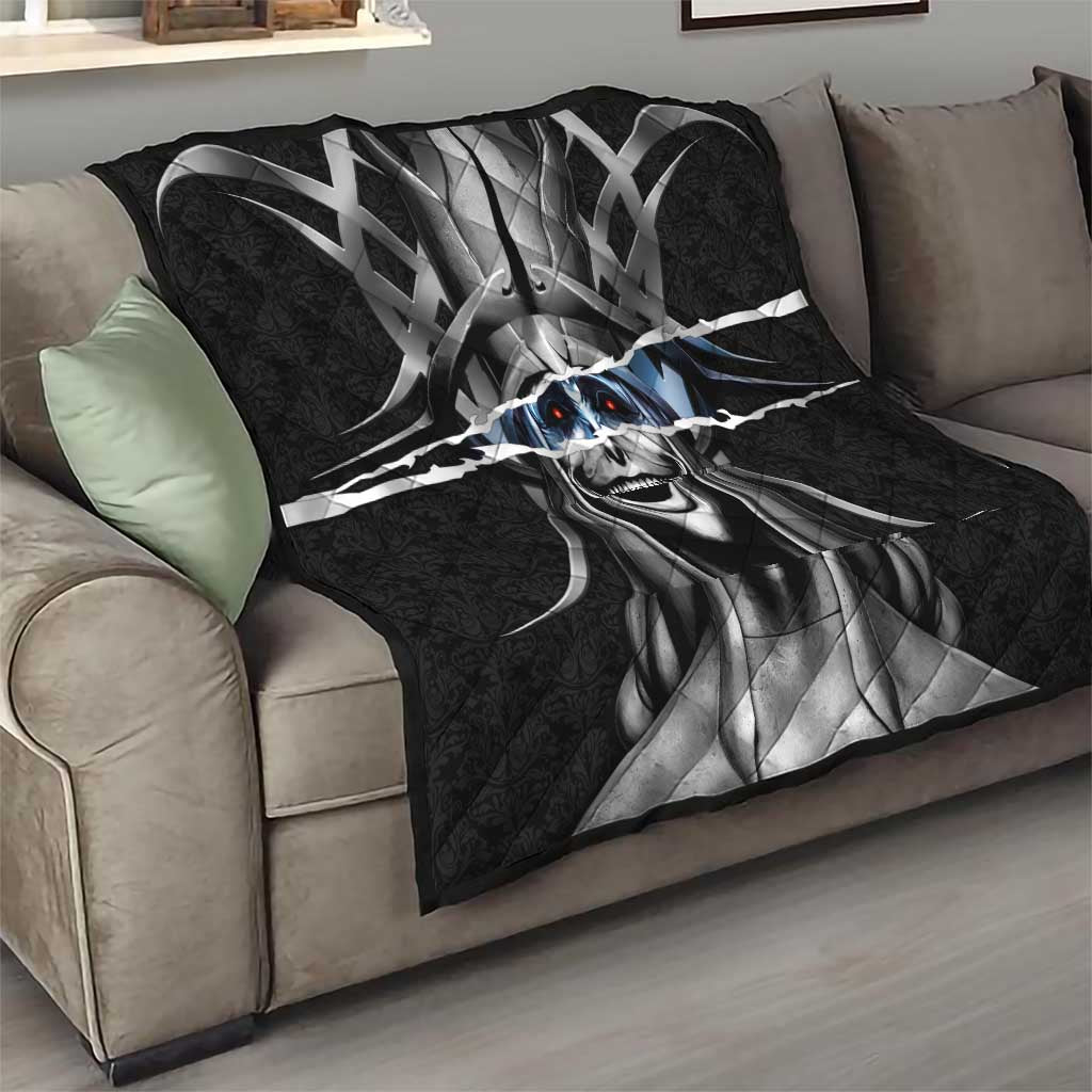 Statue of God Solo Leveling Quilt Dark Surreal Gothic Style