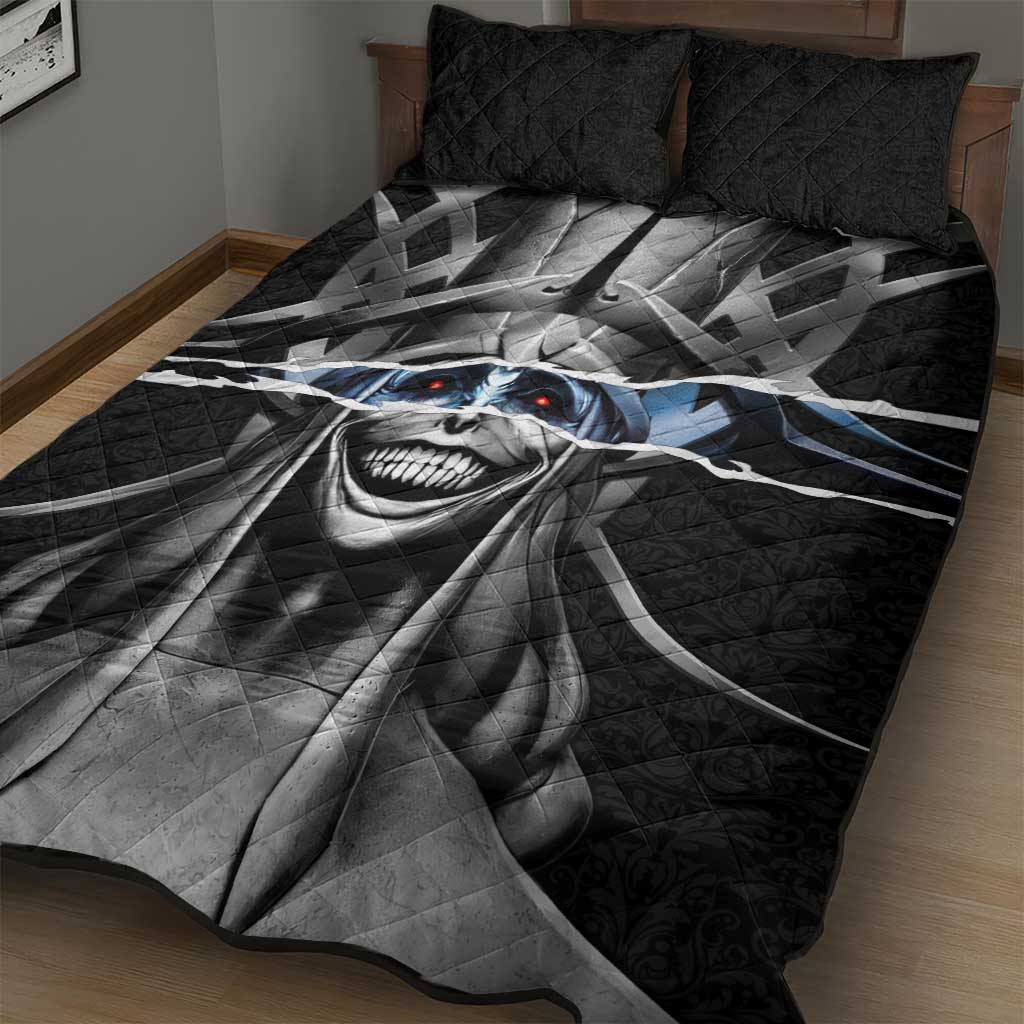 Statue of God Solo Leveling Quilt Bed Set Dark Surreal Gothic Style
