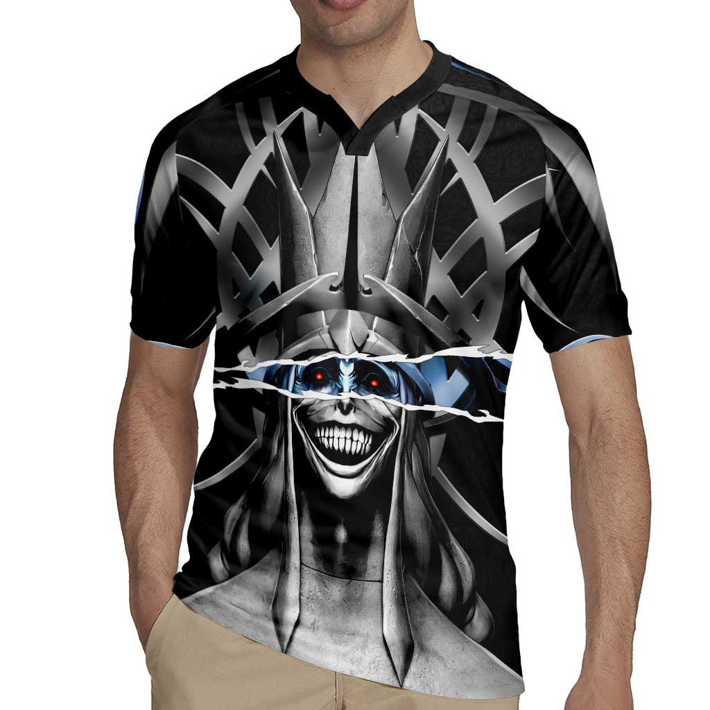 Statue of God Solo Leveling Rugby Jersey Dark Surreal Gothic Style