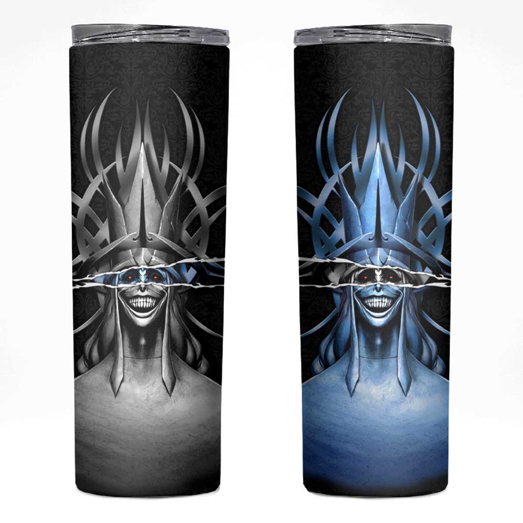 Statue of God Solo Leveling Skinny Tumbler Dark Surreal Gothic Style