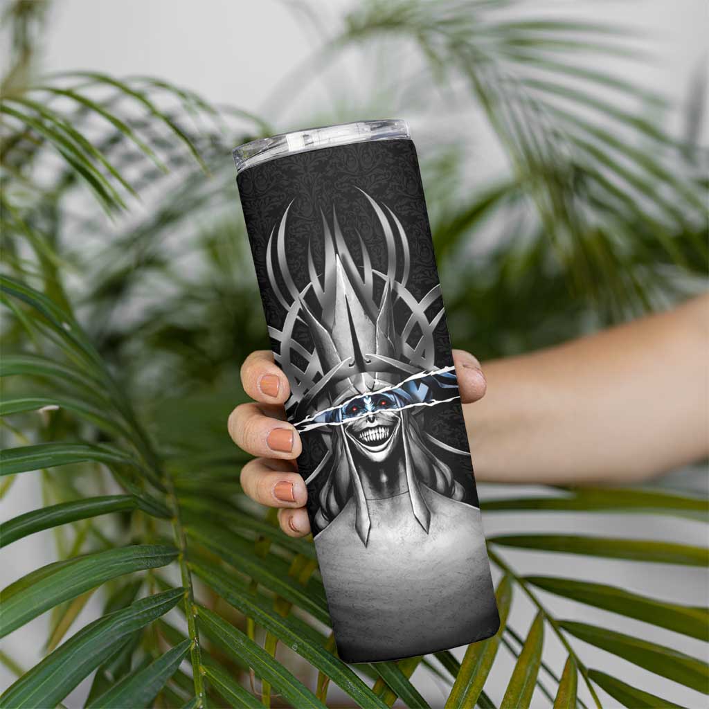 Statue of God Solo Leveling Skinny Tumbler Dark Surreal Gothic Style