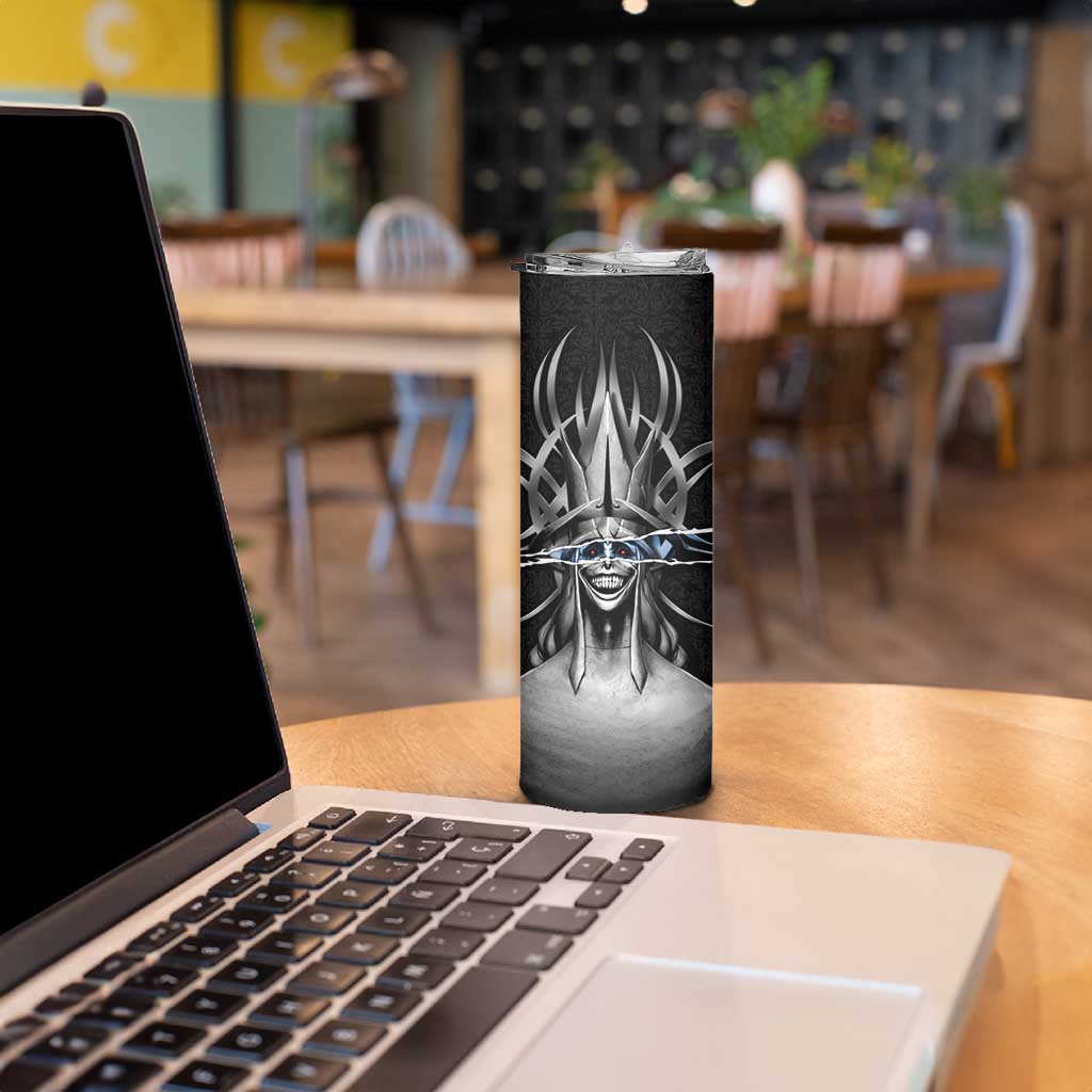 Statue of God Solo Leveling Skinny Tumbler Dark Surreal Gothic Style