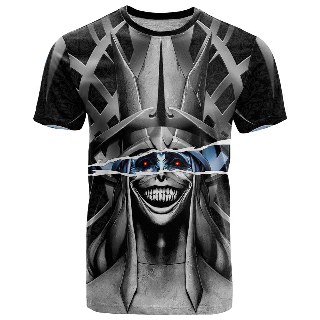 Statue of God Solo Leveling T Shirt Dark Surreal Gothic Style