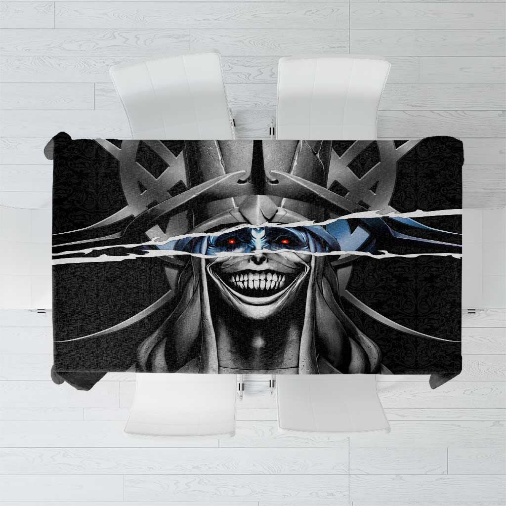 Statue of God Solo Leveling Tablecloth Dark Surreal Gothic Style