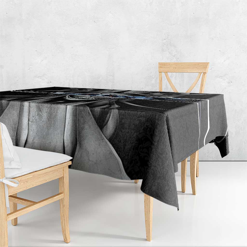 Statue of God Solo Leveling Tablecloth Dark Surreal Gothic Style
