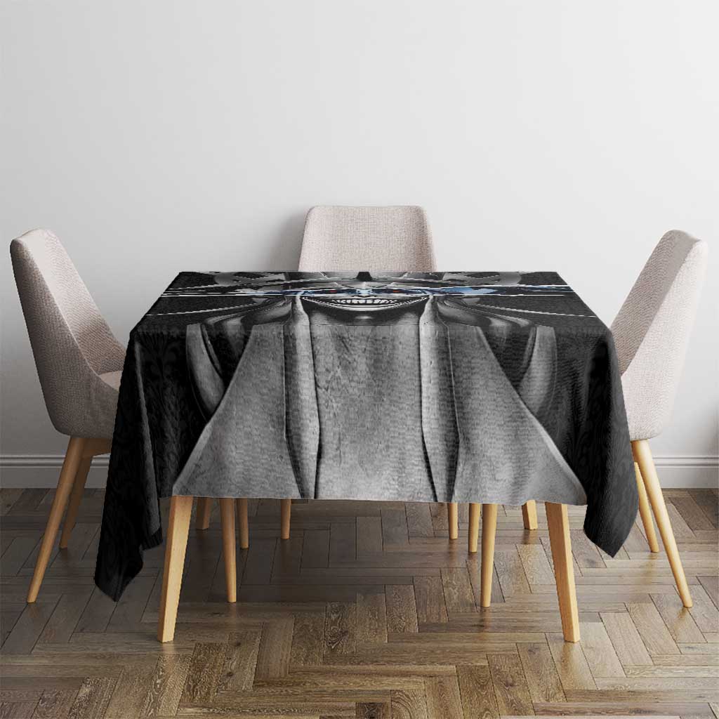 Statue of God Solo Leveling Tablecloth Dark Surreal Gothic Style