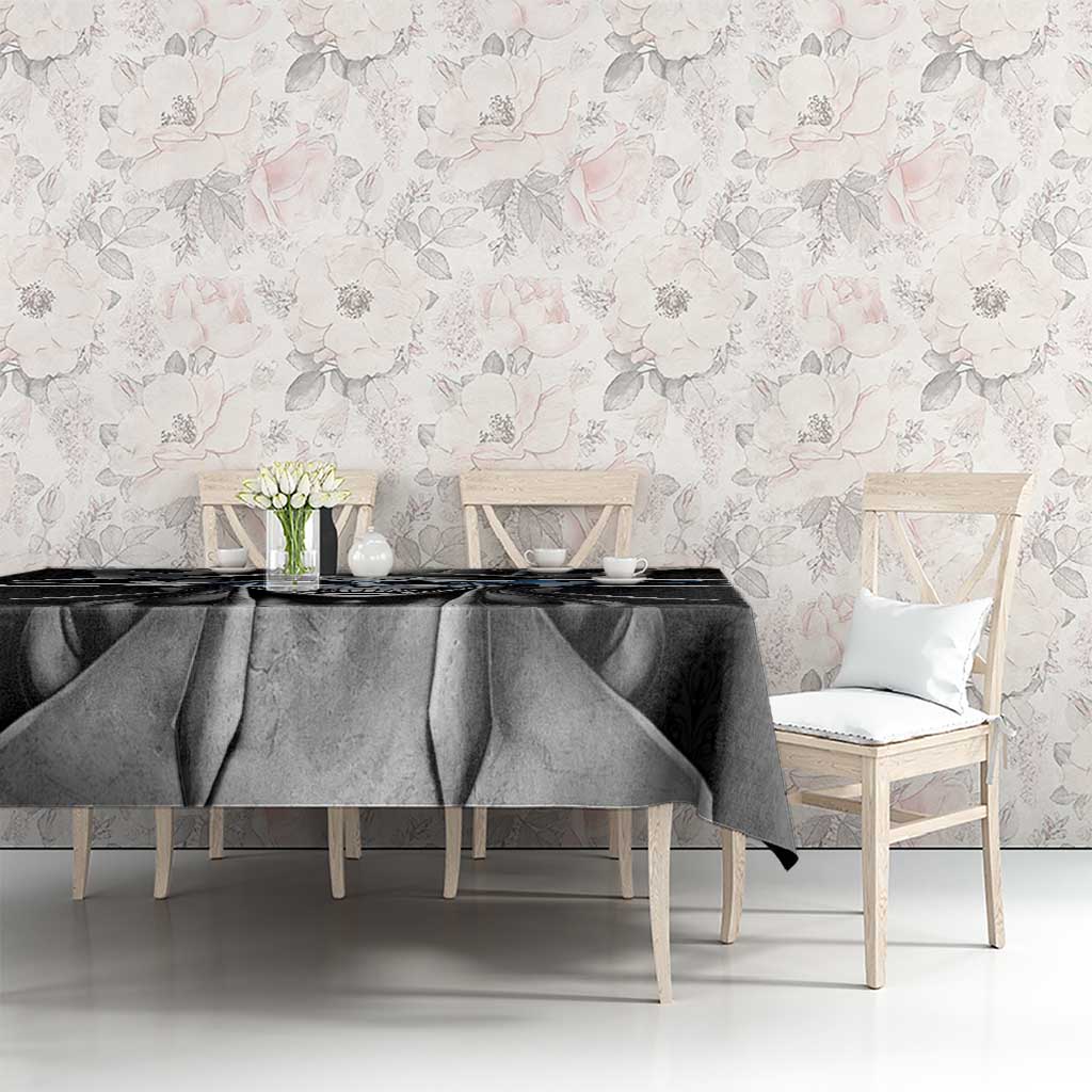 Statue of God Solo Leveling Tablecloth Dark Surreal Gothic Style