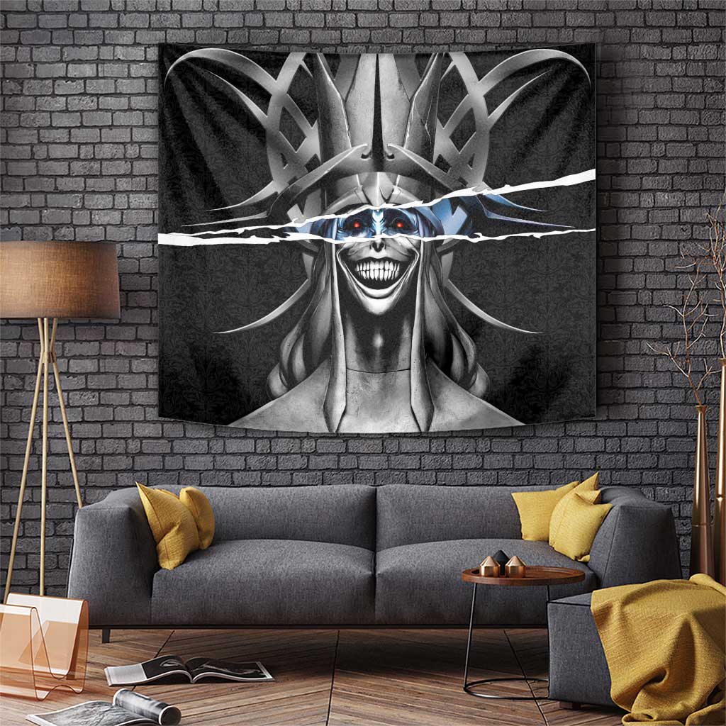 Statue of God Solo Leveling Tapestry Dark Surreal Gothic Style