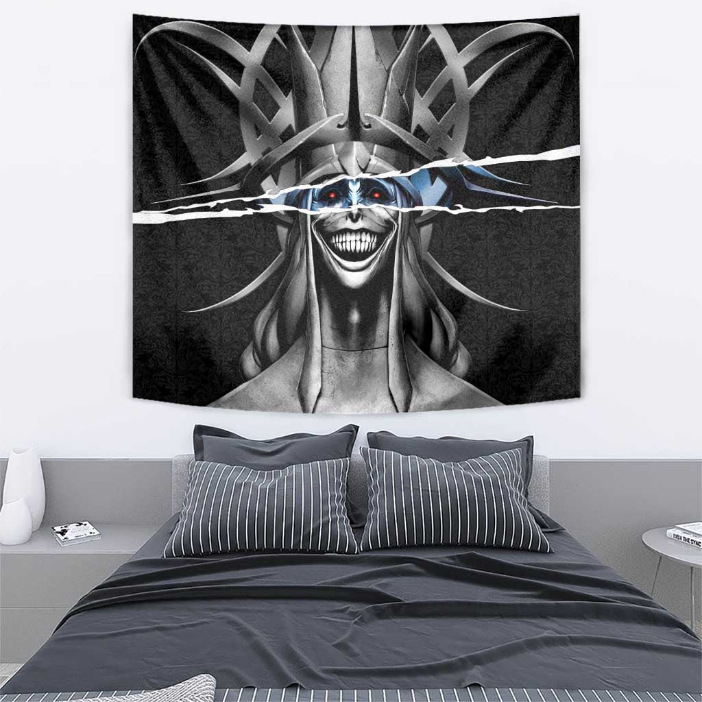 Statue of God Solo Leveling Tapestry Dark Surreal Gothic Style