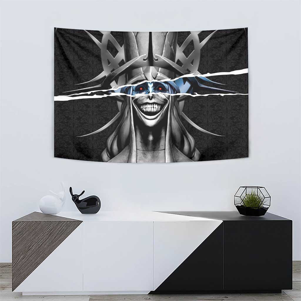 Statue of God Solo Leveling Tapestry Dark Surreal Gothic Style