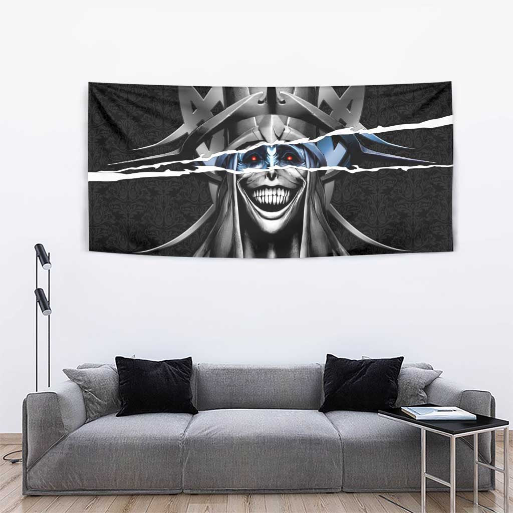 Statue of God Solo Leveling Tapestry Dark Surreal Gothic Style